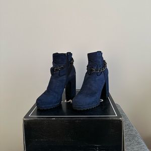 Karl Lagerfeld boots dark blue size 7